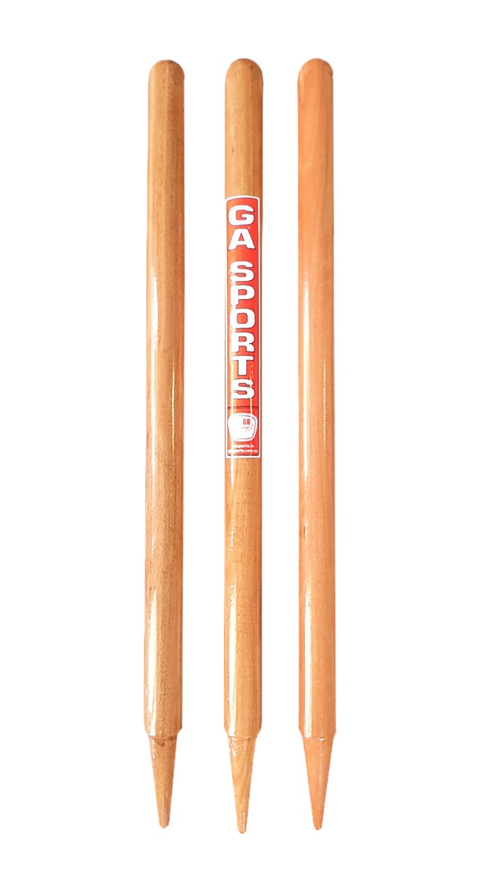 Cricket Stumps MCC 1st Grade (Set of 3 with Bails)