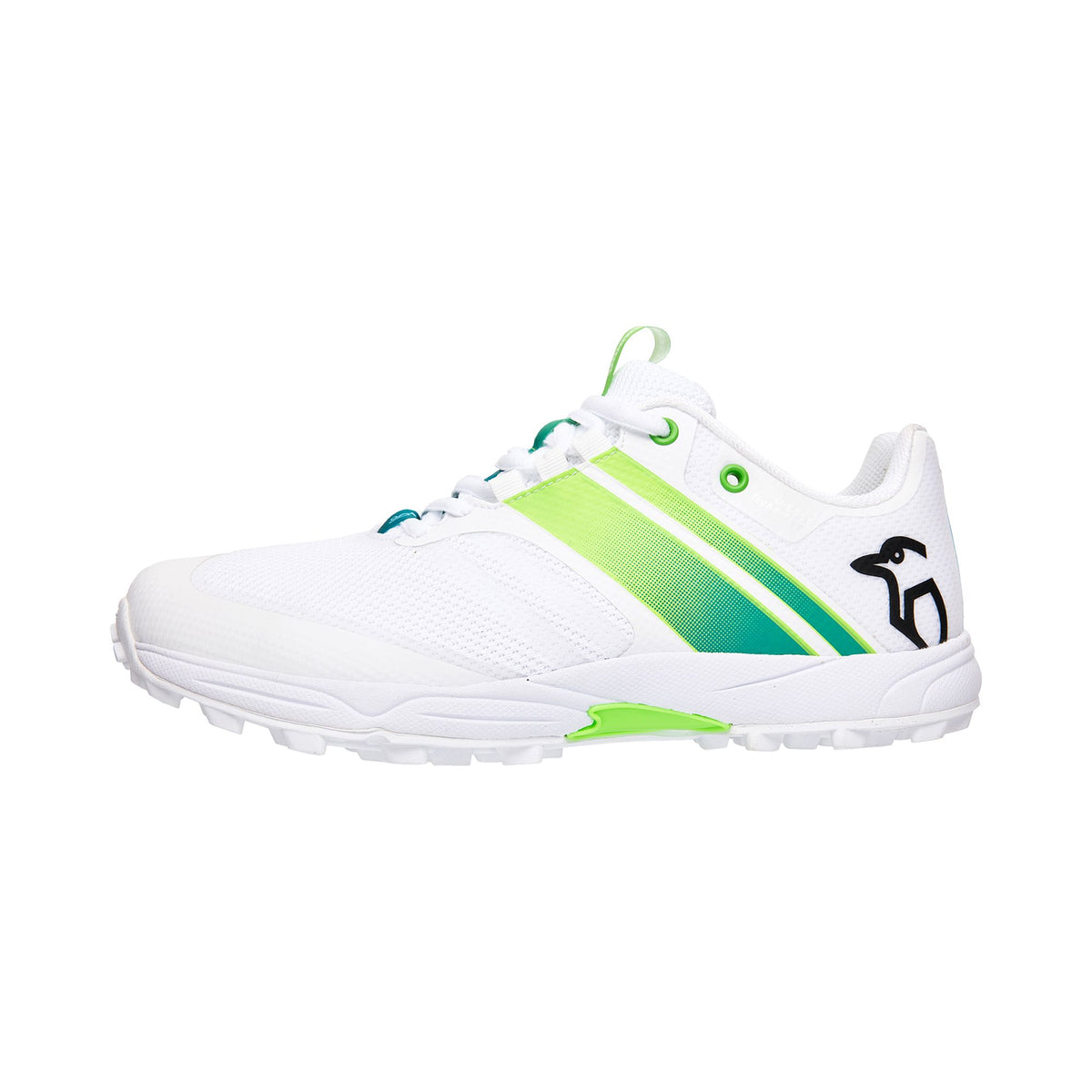 Kookaburra Pro 2.0 Junior Cricket Rubber Shoe White/Lime