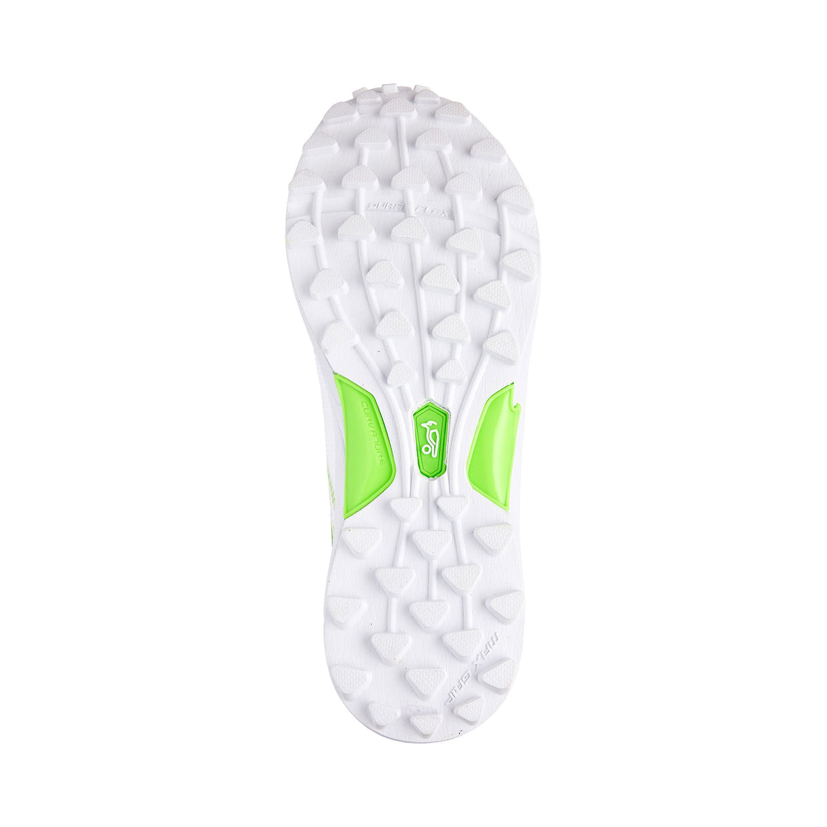 Kookaburra Pro 2.0 Junior Cricket Rubber Shoe White/Lime