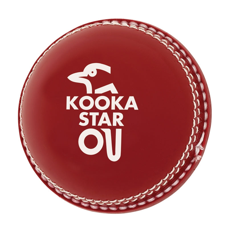 Kookaburra Star Softa Ball Junior Cricket Ball - Red